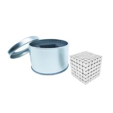 Neocube Quadrado Cromado Neodímio 216 Cubos 5 mm