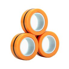 Anel Magnético Anti Stress Laranja