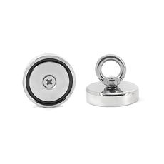 Fixador Magnético 60 mm Rosca M8 com Olhal Força Aproximada 120kg