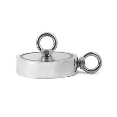 Fixador Magnético 136 mm Rosca M12 2 Olhais Força Aproximada 850kg