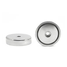 Fixador Magnético 75 mm com Furo Força Aproximada 90kg