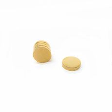 Ímã Neodímio Ø 25x5 mm N35 Dourado