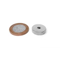 Ímã Neodímio Anel D19xd4x5 mm N35