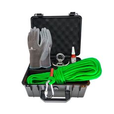 Maleta Pesca Magnética 60 mm Corda Verde Força Aproximada 120kg 5 Peças