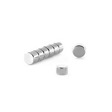 Ímã Neodímio Ø 6x4 mm N35