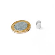 Ímã Neodímio Ø 6x10 mm N35