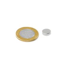 Ímã Neodímio Ø 10x3 mm N35