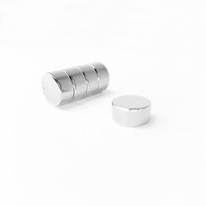 Ímã Neodímio Ø 12,7x6,35 mm N35