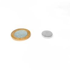 Ímã Neodímio Ø 15x3 mm N35