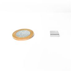 Ímã Neodímio 10x10x3 mm N35
