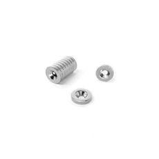 Ímã Neodímio Anel D14xd8/4x3 mm N35