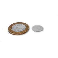 Ímã Neodímio Ø 15x1 mm N35
