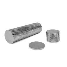 Ímã Neodímio Ø 12x1 mm N35